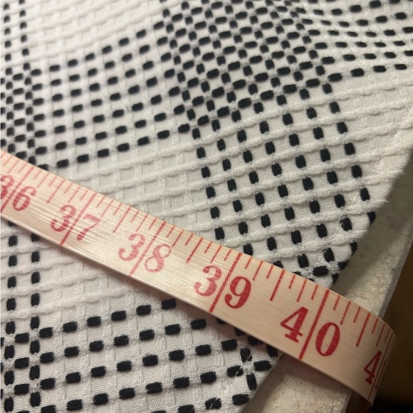 Talbots Black White Check A-line Shift Dress Size 4 Knee Length Sleeveless - Picture 5 of 8